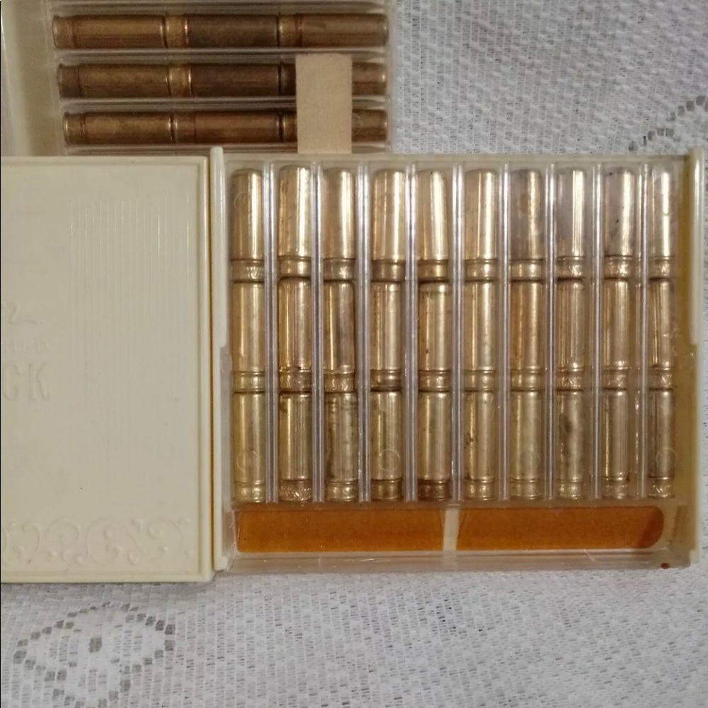 Vintage 72 Avon Brass Lipstick Tubes
